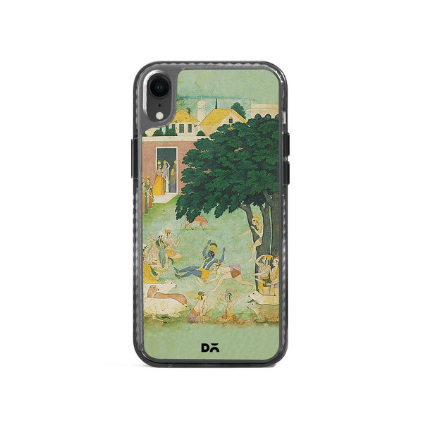 

DailyObjects Krishan Swing Friends Stride 2.0 Case Cover For iPhone XR