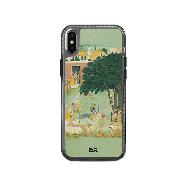 

DailyObjects Krishan Swing Friends Stride 2.0 Case Cover For iPhone XS