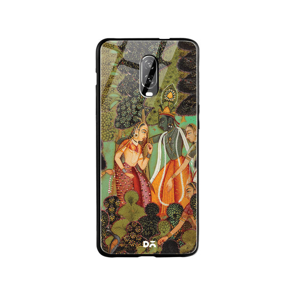 

DailyObjects Krishna Glass Case Cover For OnePlus 7