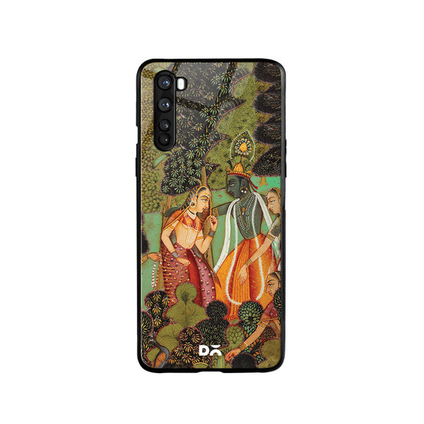 

DailyObjects Krishna Glass Case Cover For OnePlus Nord