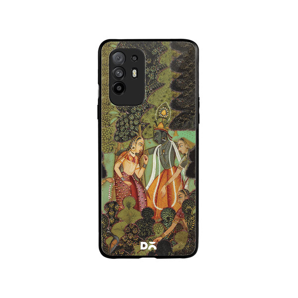 

DailyObjects Krishna Glass Case Cover For Oppo F19 Pro Plus