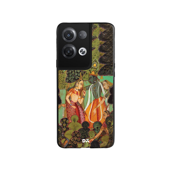 

DailyObjects Krishna Glass Case Cover For Oppo Reno 8