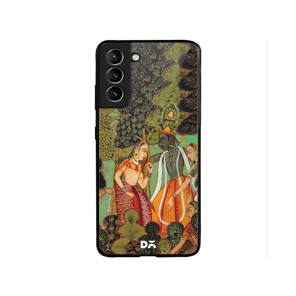 

DailyObjects Krishna Glass Case Cover For Samsung Galaxy S22 Plus