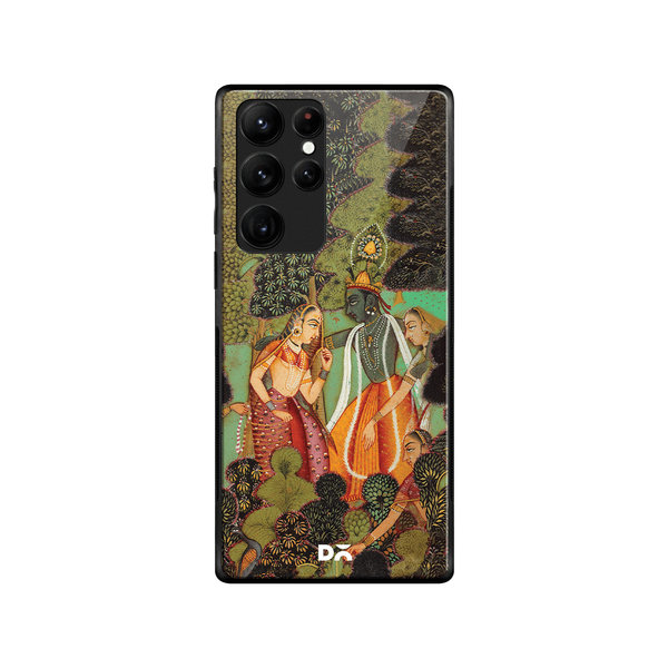 

DailyObjects Krishna Glass Case Cover For Samsung Galaxy S22 Ultra