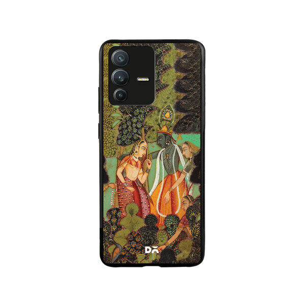 

DailyObjects Krishna Glass Case Cover For Vivo V23