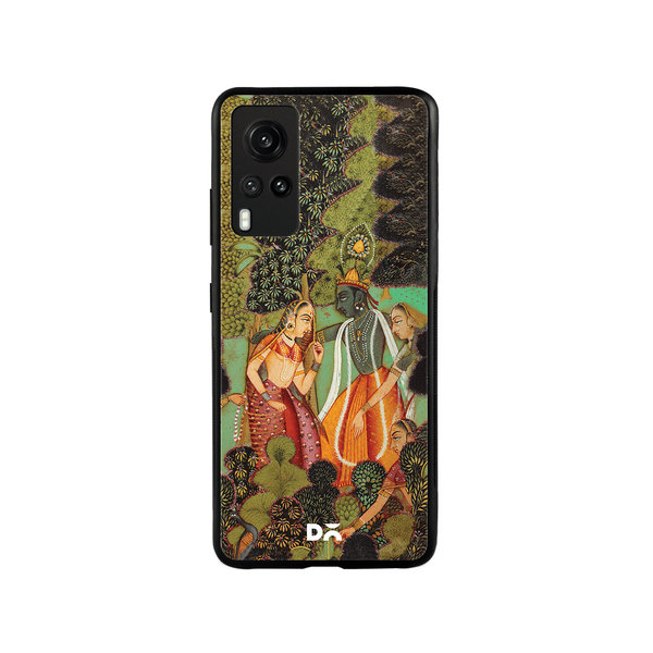 

DailyObjects Krishna Glass Case Cover For Vivo X60