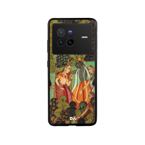 

DailyObjects Krishna Glass Case Cover For Vivo X80