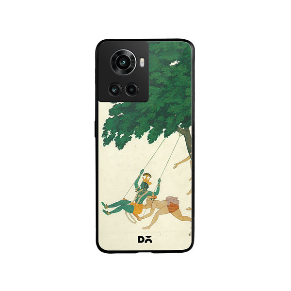 

DailyObjects Krishna Swings Glass Case Cover For OnePlus 10R