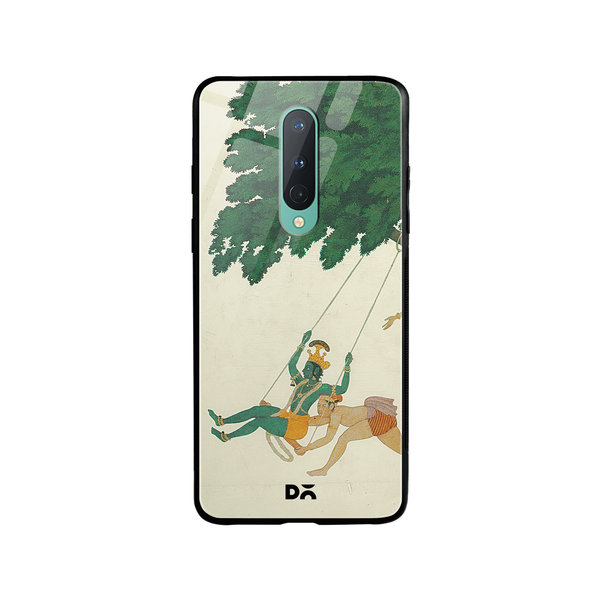 

DailyObjects Krishna Swings Glass Case Cover For OnePlus 8