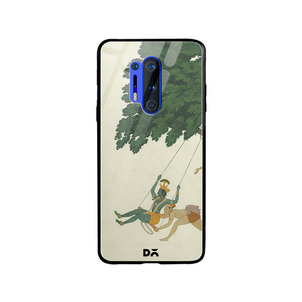 

DailyObjects Krishna Swings Glass Case Cover For OnePlus 8 Pro