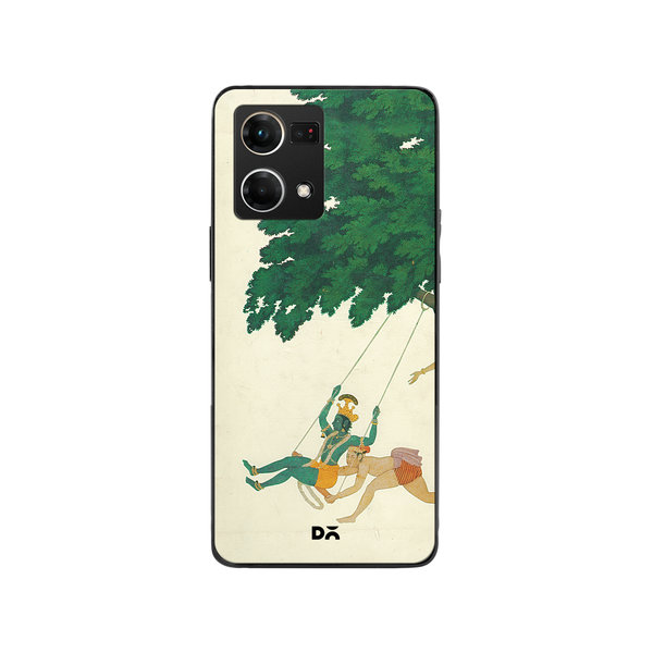 

DailyObjects Krishna Swings Glass Case Cover For Oppo F21 Pro