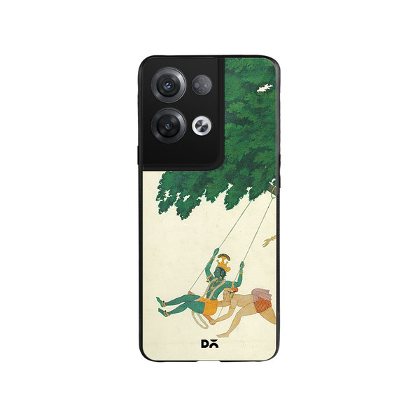 

DailyObjects Krishna Swings Glass Case Cover For Oppo Reno 8 Pro Plus