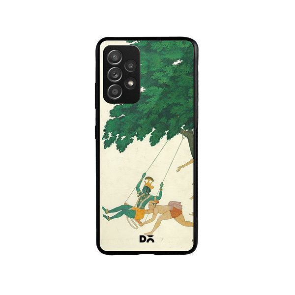 

DailyObjects Krishna Swings Glass Case Cover For Samsung Galaxy A52