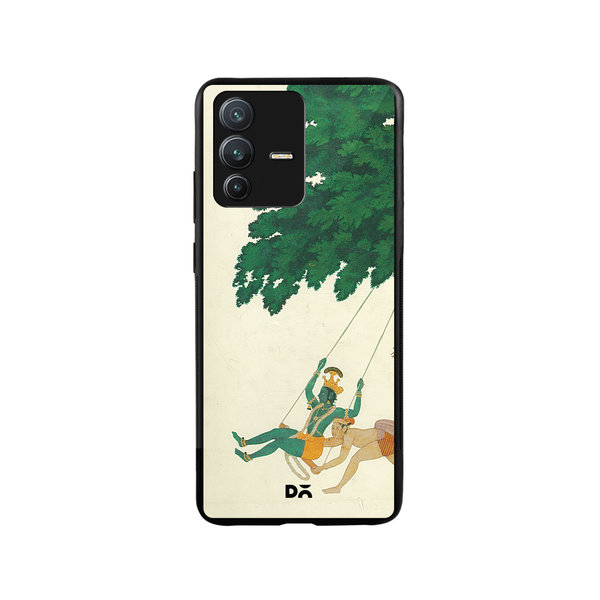 

DailyObjects Krishna Swings Glass Case Cover For Vivo V23 Pro