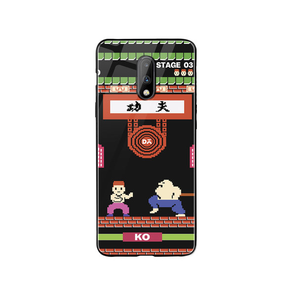 

DailyObjects Kung Fu Klash Glass Case Cover For OnePlus 7