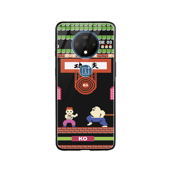 

DailyObjects Kung Fu Klash Glass Case Cover For OnePlus 7T