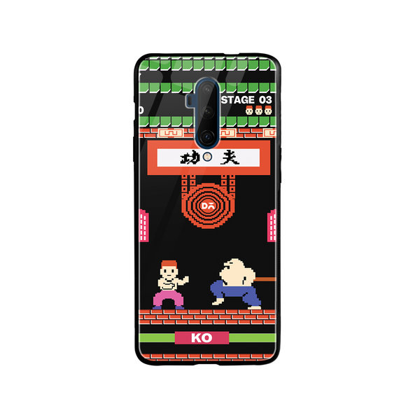 

DailyObjects Kung Fu Klash Glass Case Cover For OnePlus 7T Pro