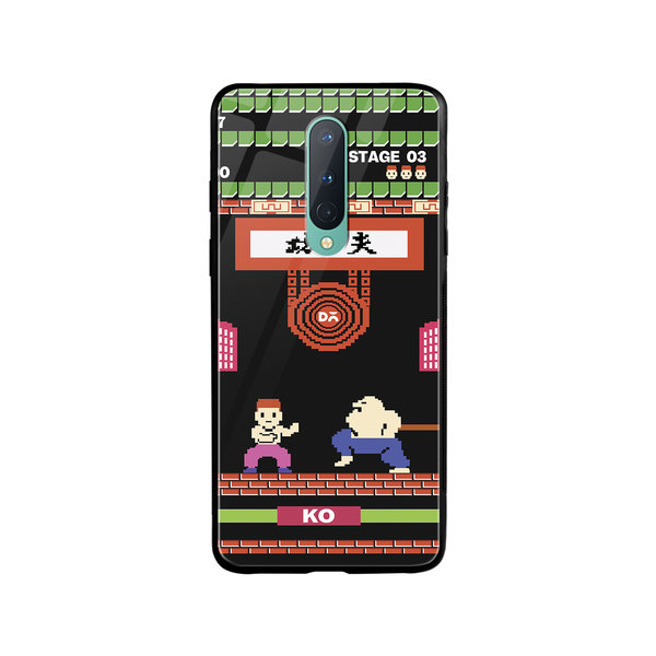 

DailyObjects Kung Fu Klash Glass Case Cover For OnePlus 8