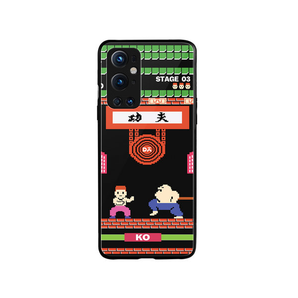 

DailyObjects Kung Fu Klash Glass Case Cover For OnePlus 9 Pro
