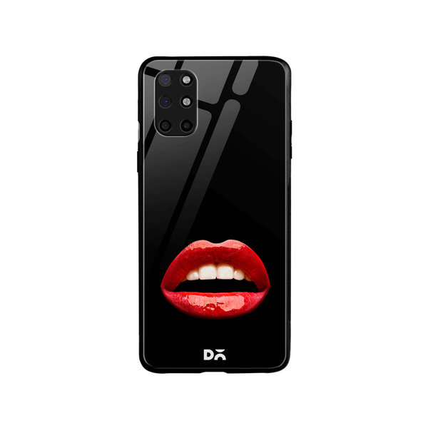 

DailyObjects La Bouche Red Glass Case Cover For OnePlus 8T