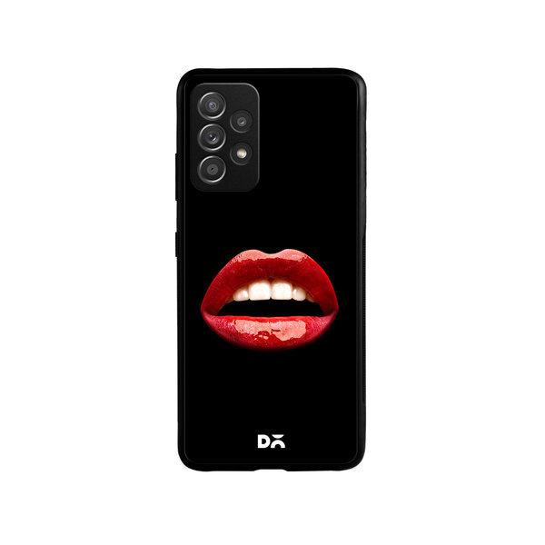 

DailyObjects La Bouche Red Glass Case Cover For Samsung Galaxy A52