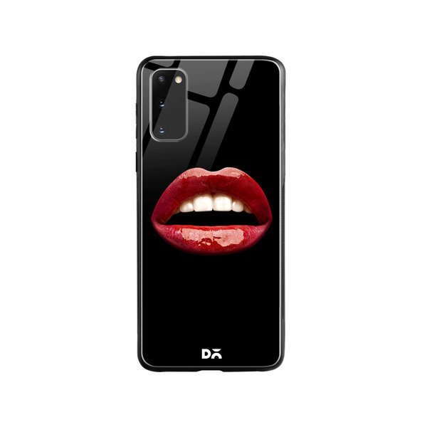 DailyObjects La Bouche Red Glass Case Cover For Samsung Galaxy S20
