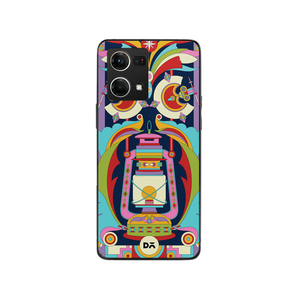 

DailyObjects Lal Taen Mela Glass Case Cover For Oppo F21 Pro