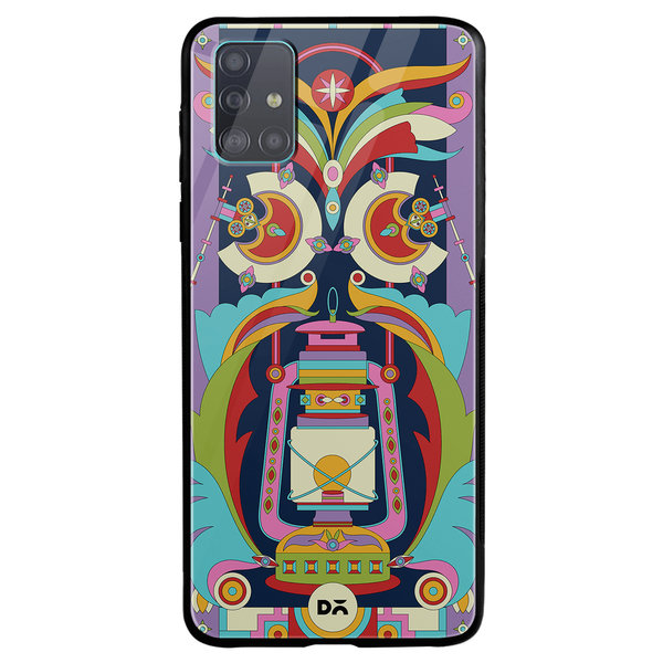 

DailyObjects Lal Taen Mela Glass Case Cover For Samsung Galaxy A51