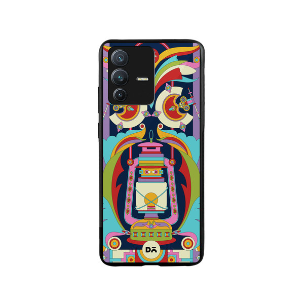 

DailyObjects Lal Taen Mela Glass Case Cover For Vivo V23 Pro