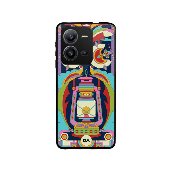 

DailyObjects Lal Taen Mela Glass Case Cover For Vivo V25