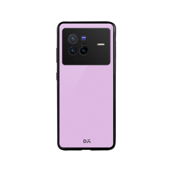 

DailyObjects Lavender Glass Case Cover For Vivo X80