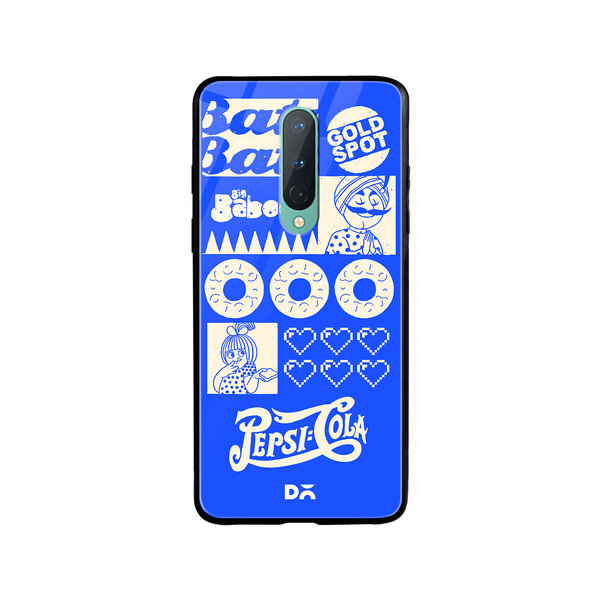 

DailyObjects Legendary Logos Glass Case Cover For OnePlus 8
