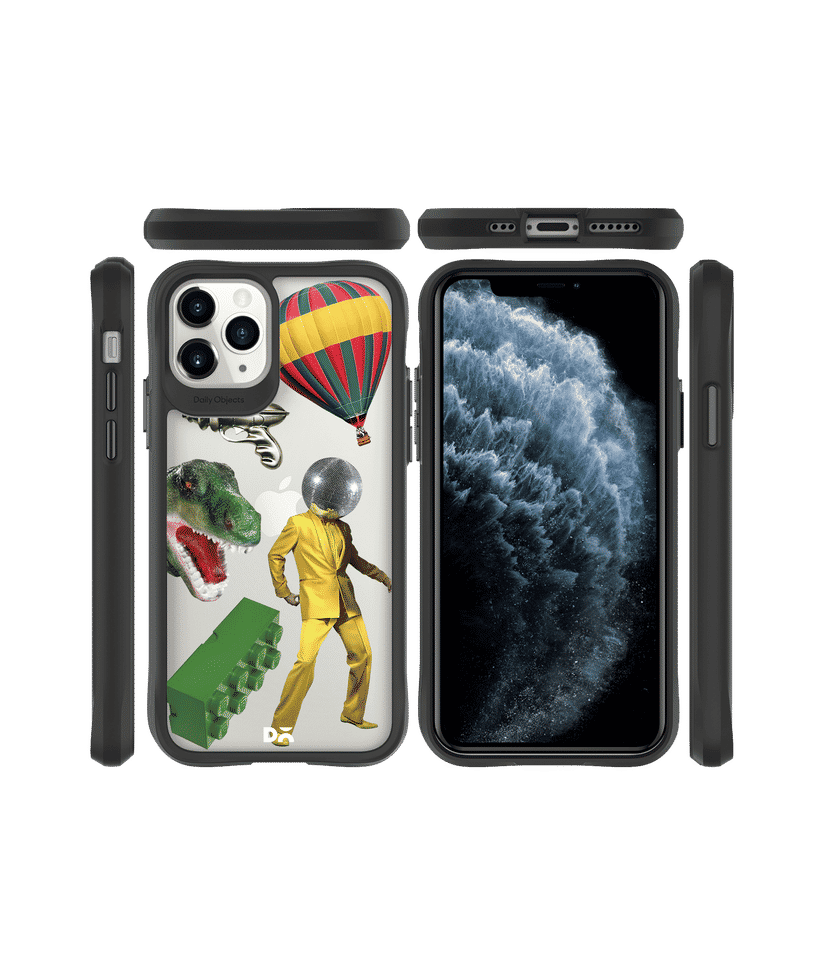 Lego Attack Black Hybrid Clear Case Cover For iPhone 11 Pro