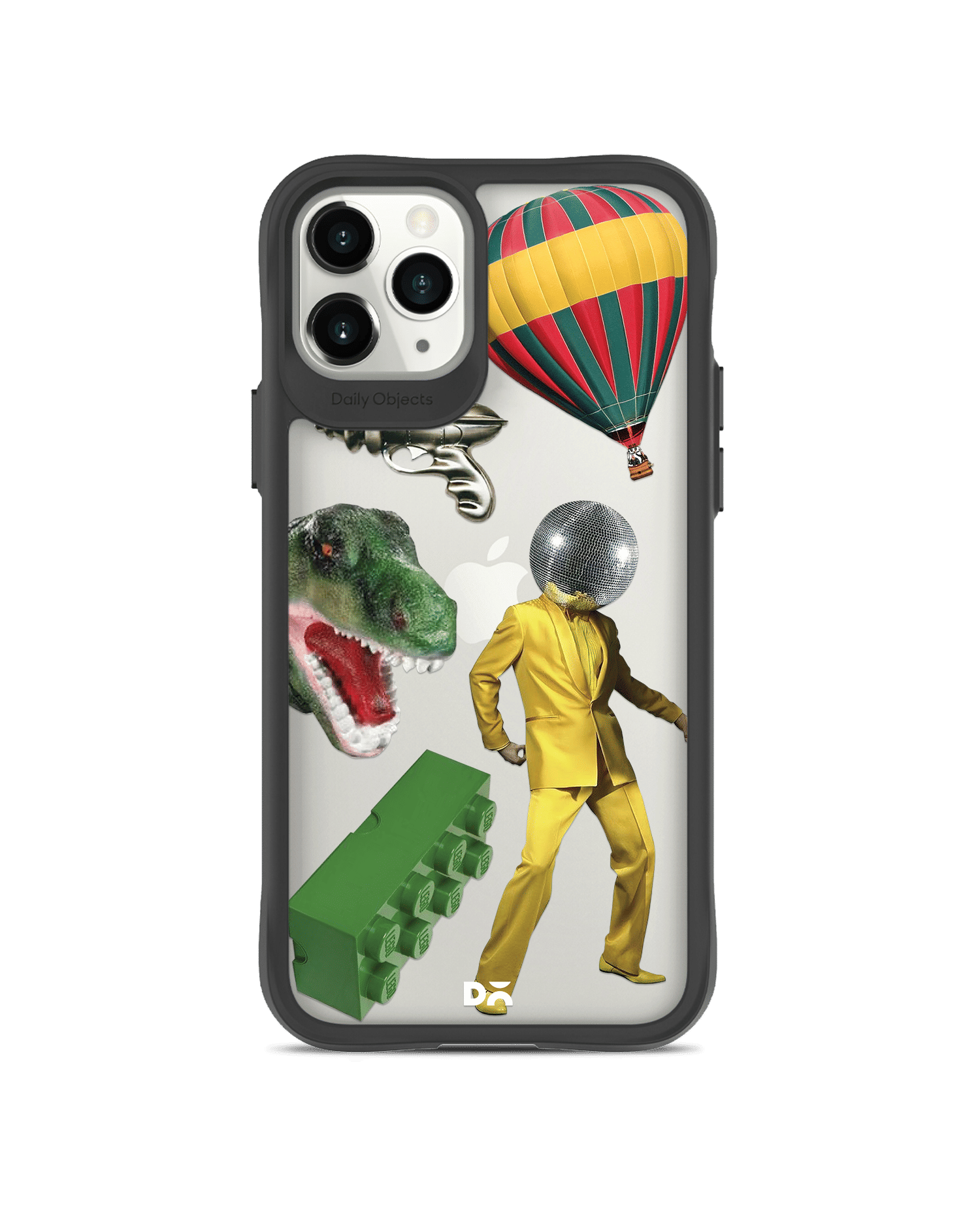 DailyObjects Lego Attack Black Hybrid Clear Case Cover For iPhone 11 Pro Black Iphone 11 Pro Covers Cases Online in India