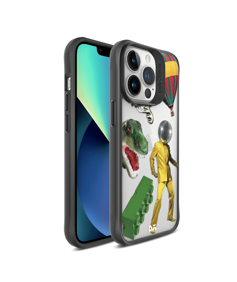 Lego Attack Black Hybrid Clear Case Cover For iPhone 14 Pro Max