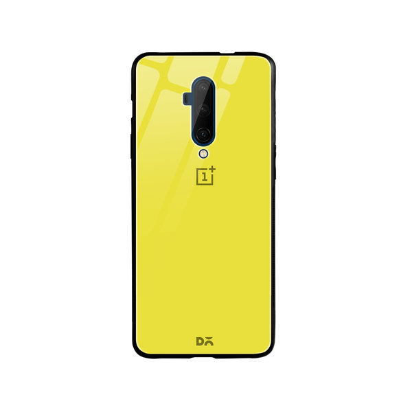 

DailyObjects Lemon Yellow Glass Case Cover For OnePlus 7T Pro