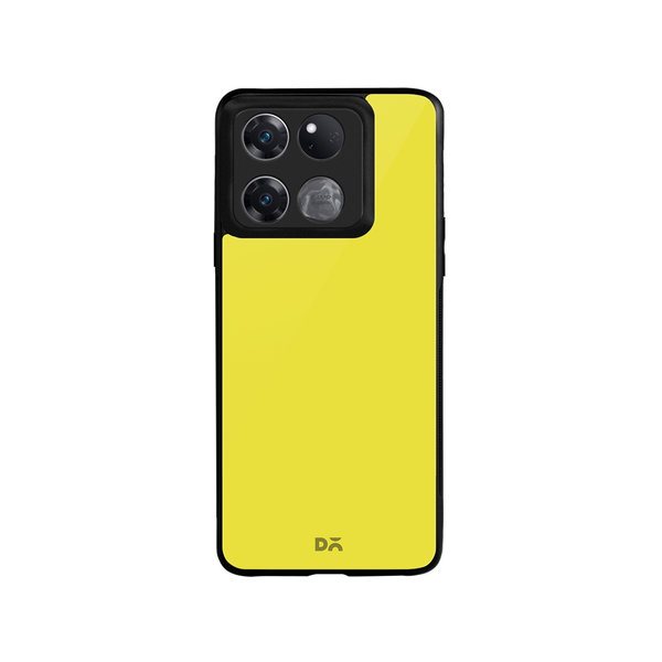 

DailyObjects Lemon Yellow Glass Case Cover For OnePlus Ace Racing