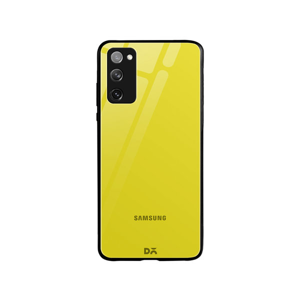 

DailyObjects Lemon Yellow Glass Case Cover For Samsung Galaxy S20 FE