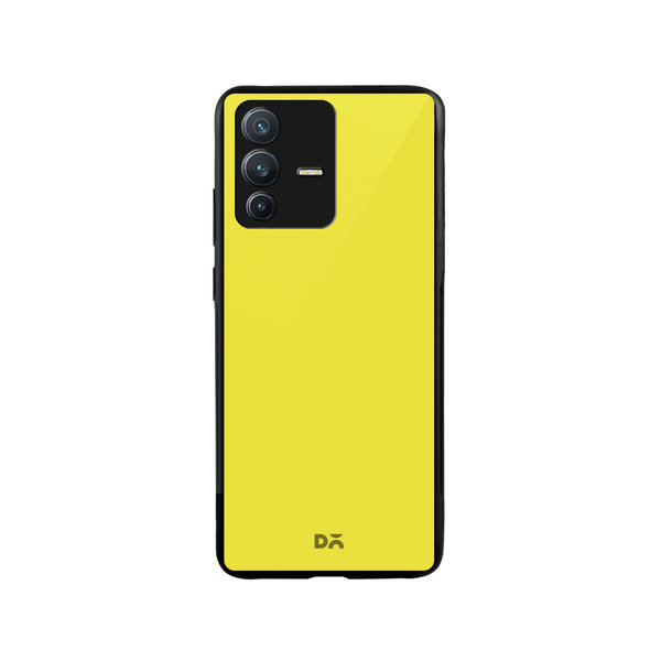 

DailyObjects Lemon Yellow Glass Case Cover For Vivo V23 Pro