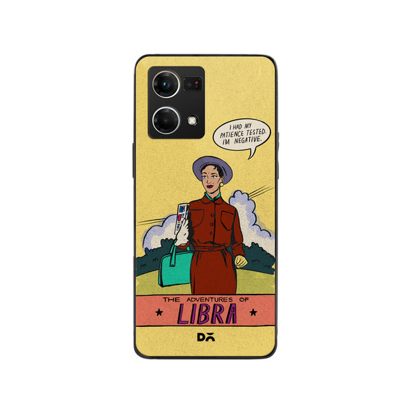 

DailyObjects Libra Glass Case Cover For Oppo Reno 7