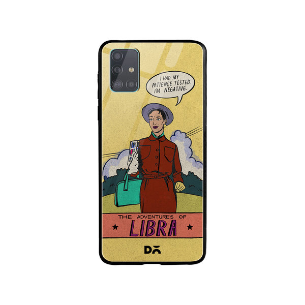 

DailyObjects Libra Glass Case Cover For Samsung Galaxy A71
