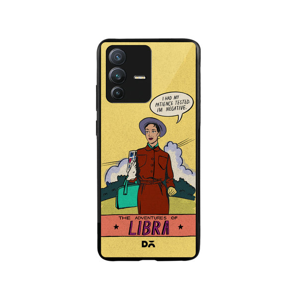 

DailyObjects Libra Glass Case Cover For Vivo V23