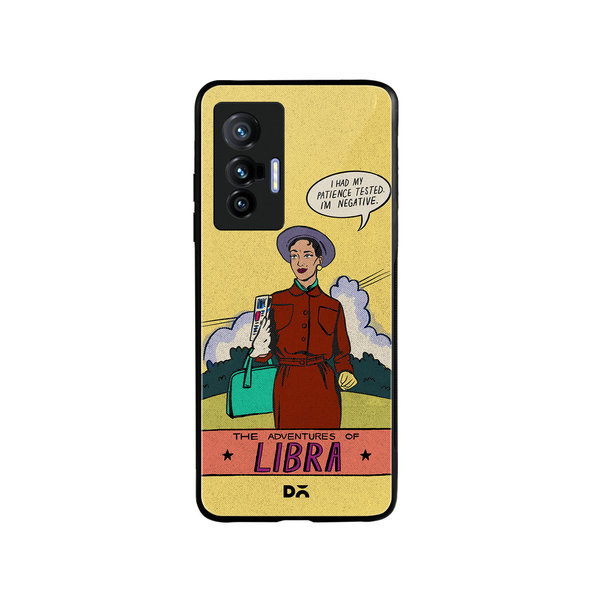 

DailyObjects Libra Glass Case Cover For Vivo X70