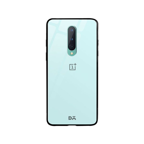 DailyObjects Light Blue Glass Case Cover For OnePlus 8