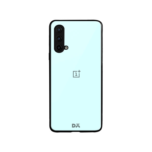 

DailyObjects Light Blue Glass Case Cover For OnePlus Nord CE