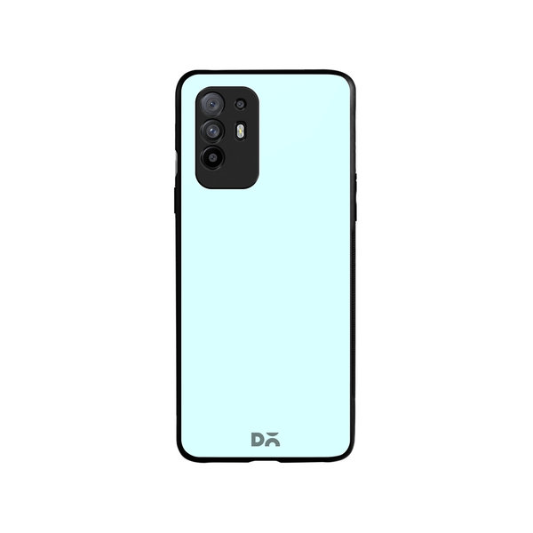 

DailyObjects Light Blue Glass Case Cover For Oppo F19 Pro Plus