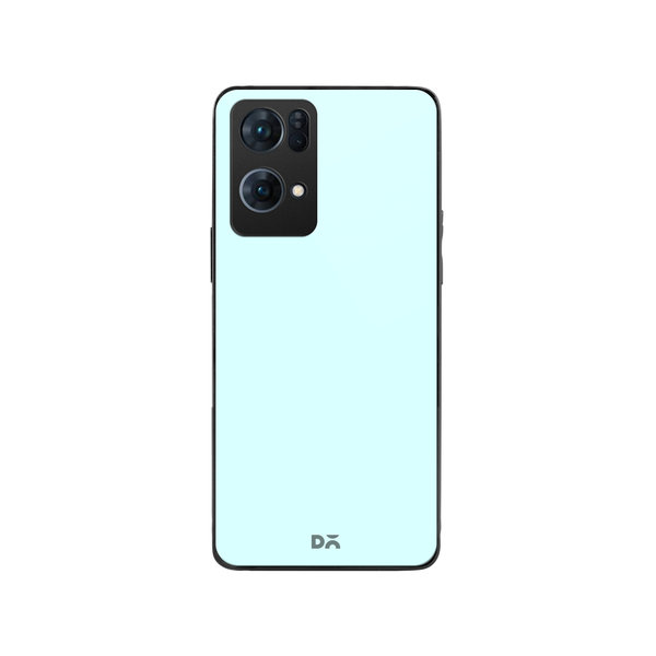 

DailyObjects Light Blue Glass Case Cover For Oppo Reno 7 Pro