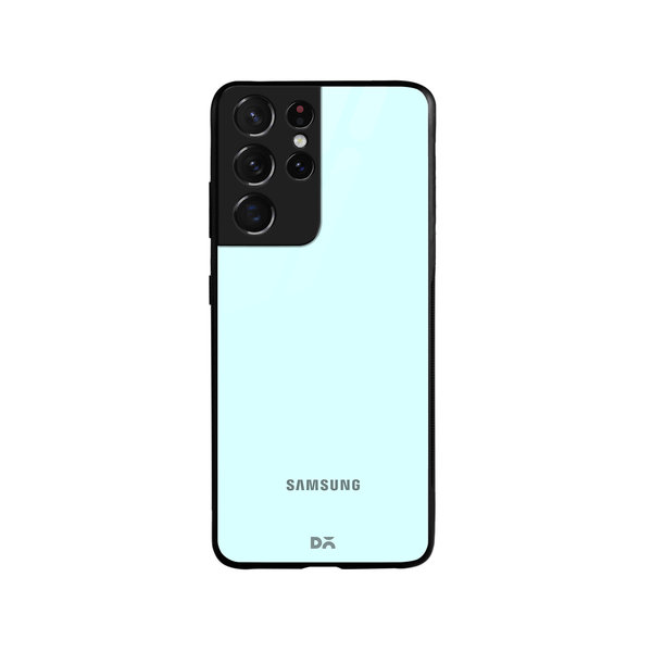 

DailyObjects Light Blue Glass Case Cover For Samsung Galaxy S21 Ultra