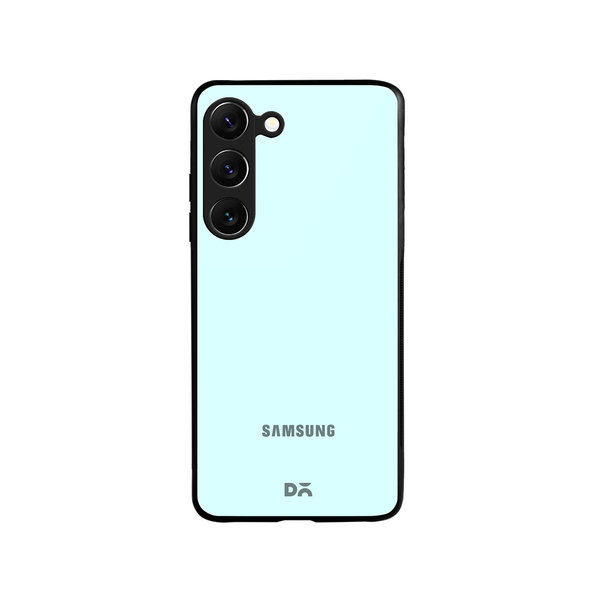 

DailyObjects Light Blue Glass Case Cover For Samsung Galaxy S23 Plus