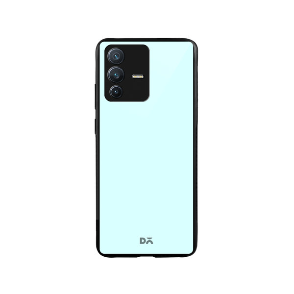 

DailyObjects Light Blue Glass Case Cover For Vivo V23 Pro
